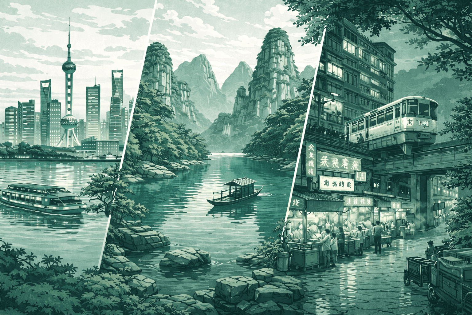 Китай на контрастах